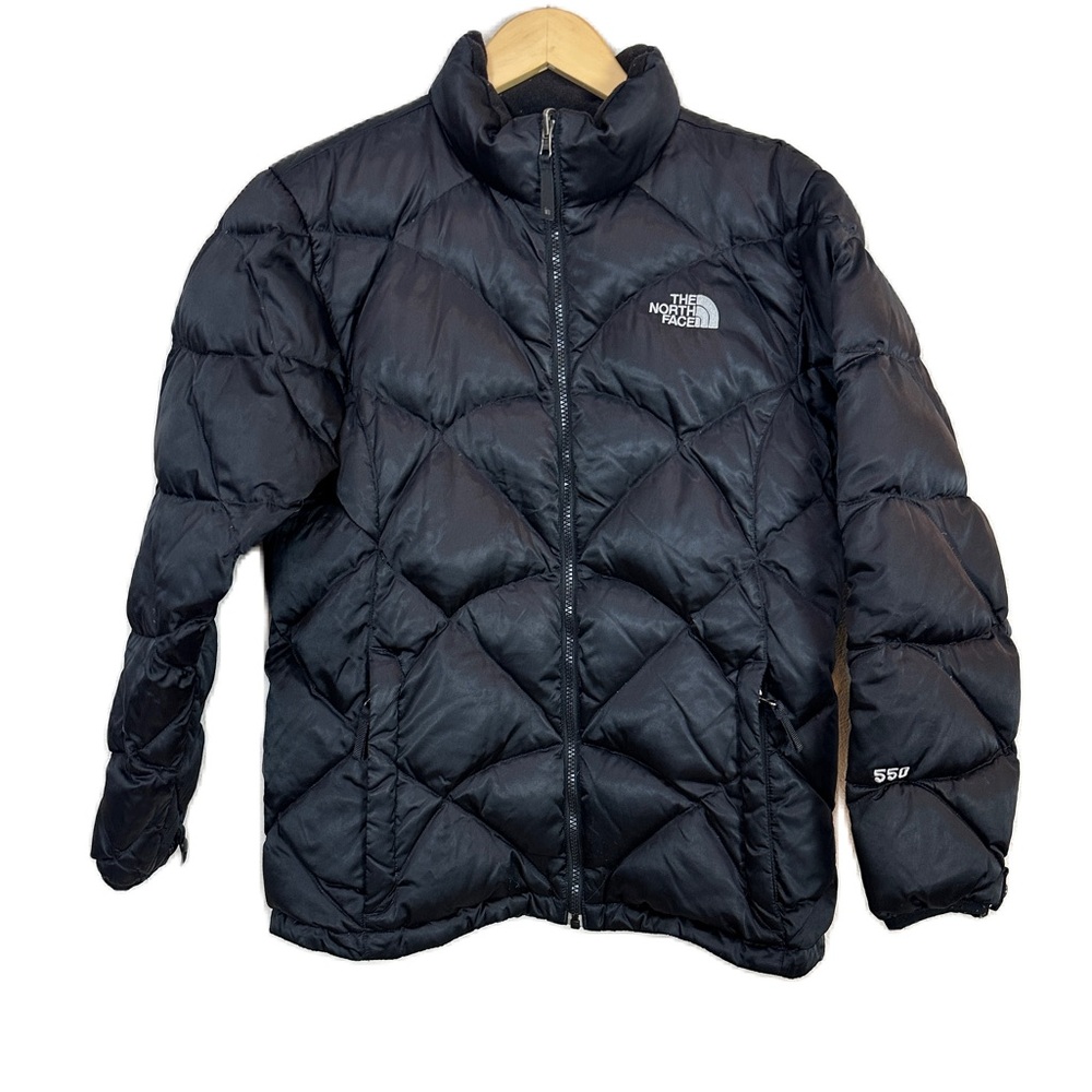 The North Face Black 550 Puffer Coat Goose Down Kid’s Sz XL